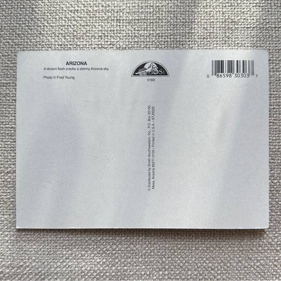 Arizona Lightening in the Desert Landscape Postcard - Picture 5 of 9